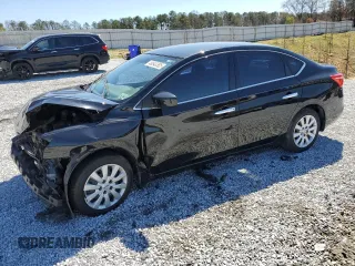2019 Nissan Sentra S with VIN 3N1AB7AP0KY381525, listed as a Copart auction lot 49543385 with 90,580 mi miles and Salvage Title. Bid and sale history available at carsss.com. Image 1.