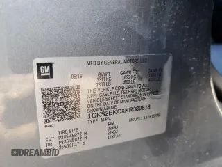 2019 GMC Yukon SLT with VIN 1GKS2BKCXKR380618, listed as a Copart auction lot 78751094 with 95,239 mi miles and Salvage Title. Bid and sale history available at carsss.com. Image 15.