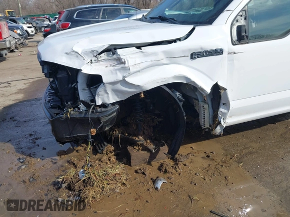 2018 Ford F-150 XL with VIN 1FTMF1CB0JKC51979, listed as a IAAI auction lot 41771071 with 24,214 mi miles. Bid and sale history available at carsss.com. Image 6.