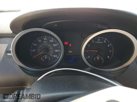 2010 Hyundai Genesis Coupe Premium with VIN KMHHT6KD9AU004230, listed as a Copart auction lot 56286055 with 199,511 mi miles and Salvage title. Bid and sale history available at DreamBid. Image 9.