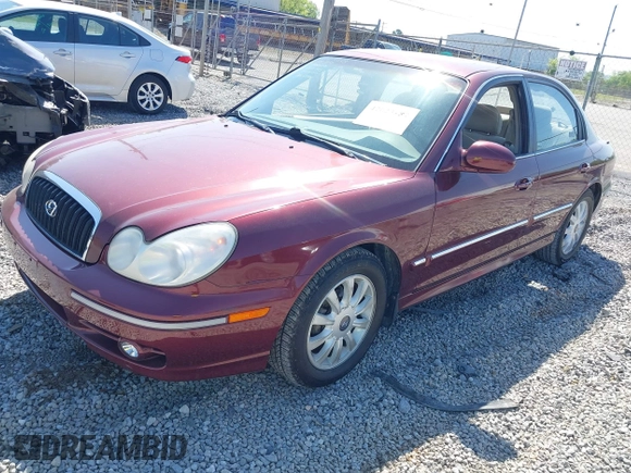 2003 Hyundai Sonata GLS with VIN KMHWF35H23A849193, listed as a IAAI auction lot 42023187 with 58,300 mi miles. Bid and sale history available at carsss.com. Image 2.