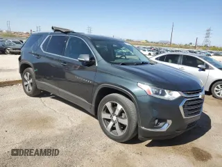 2018 Chevrolet Traverse LT z VIN 1GNERHKW0JJ176772, wystawiony jako Copart lot #57174665 z przebiegiem 130 469 mil mil oraz Szkoda całkowita • Salvage title. Historia ofert i sprzedaży dostępna na DreamBid. Obrazek 4.