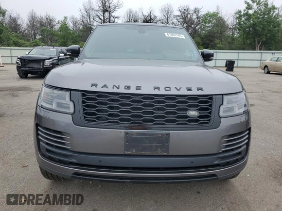 2019 Land Rover Range Rover HSE с VIN SALGS2SV1KA533848, выставлен на аукционе Copart как лот 61003145 с пробегом 48 422 миль миль и Списание • Salvage title. История ставок и продаж доступна на DreamBid. Изображение 5.