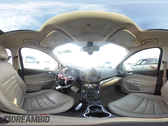 2015 Ford Escape Titanium with VIN 1FMCU0JX5FUA08248, listed as a Copart auction lot 53635435 with 120,010 mi miles and Salvage Title. Bid and sale history available at DreamBid. Image 13.