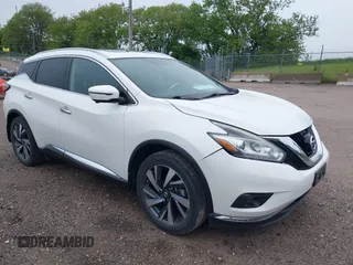 2018 Nissan Murano Platinum with VIN 5N1AZ2MH6JN192577, listed as a IAAI auction lot 42344433 with 37,249 mi miles and . Bid and sale history available at DreamBid. Image 1.