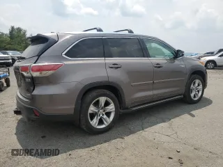 2015 Toyota Highlander Limited with VIN 5TDDCRFH8FS011344, listed as a Copart auction lot 60084105 with 224,095 mi miles and Salvage title. Bid and sale history available at DreamBid. Image 3.