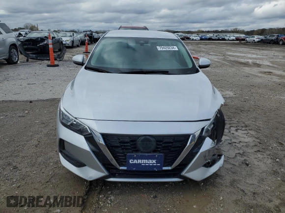 2022 Nissan Sentra S with VIN 3N1AB8BV0NY279102, listed as a Copart auction lot 79429234 with 34,953 mi miles and Salvage Title. Bid and sale history available at carsss.com. Image 5.