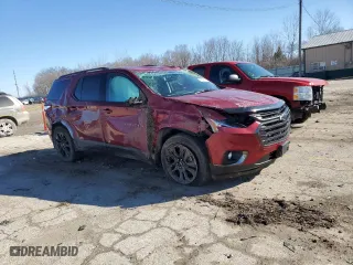 2019 Chevrolet Traverse RS with VIN 1GNERJKWXKJ287807, listed as a Copart auction lot 48054915 with 69,250 mi miles and Salvage Title. Bid and sale history available at carsss.com. Image 4.