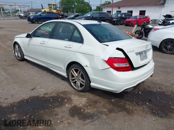 2012 Mercedes-Benz C 300 Sport with VIN WDDGF8BB2CA643903, listed as a IAAI auction lot 42570612 with 157,410 mi miles and . Bid and sale history available at DreamBid. Image 3.
