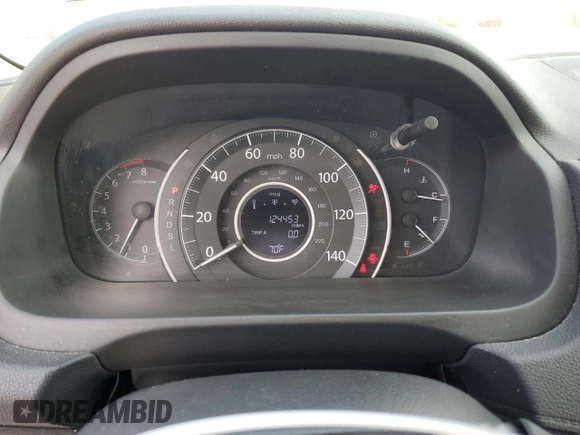 2015 Honda CR-V EX-L with VIN 5J6RM4H75FL040998, listed as a Copart auction lot 45461775 with 124,453 mi miles and Salvage Title. Bid and sale history available at carsss.com. Image 9.