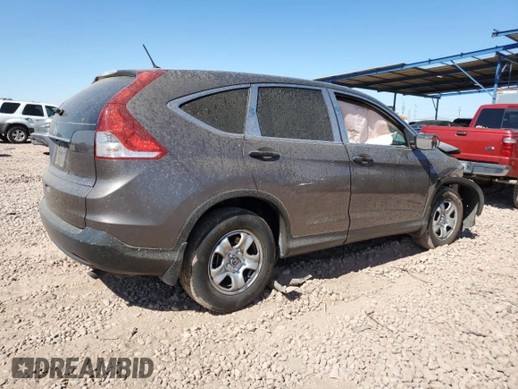 2013 Honda CR-V LX with VIN 3CZRM3H37DG703215, listed as a Copart auction lot 66378645 with 66,717 mi miles and Salvage title. Bid and sale history available at DreamBid. Image 3.