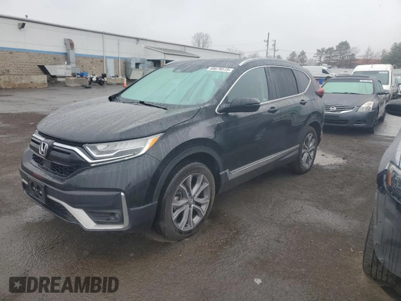 2022 Honda CR-V Touring with VIN 5J6RW2H91NL001906, listed as a Copart auction lot 48679515 with 19,921 mi miles and Salvage Title. Bid and sale history available at carsss.com. Image 1.