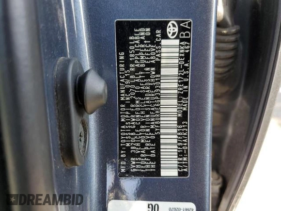 2016 Toyota Corolla L with VIN 5YFBURHE6GP393018, listed as a Copart auction lot 56256975 with 134,957 mi miles and Salvage Title. Bid and sale history available at DreamBid. Image 13.