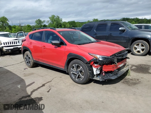 2024 Subaru Crosstrek Premium with VIN JF2GUADC7R8317562, listed as a Copart auction lot 58745655 with 20,425 mi miles and Salvage title. Bid and sale history available at DreamBid. Image 4.