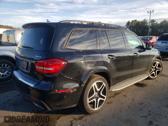 2018 Mercedes-Benz GLS with VIN 4JGDF7DE7JB085953, listed as a Copart auction lot 38772093 with 37,471 mi miles. Bid and sale history available at carsss.com. Image 3.