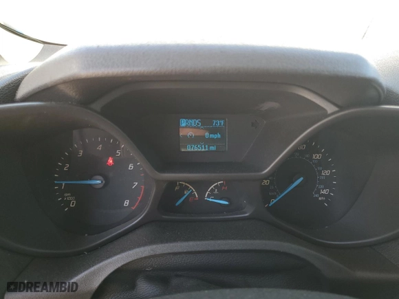 2015 Ford Transit Connect XL with VIN NM0LS7E76F1182518, listed as a Copart auction lot 52563305 with 76,511 mi miles and Clean Title. Bid and sale history available at carsss.com. Image 9.