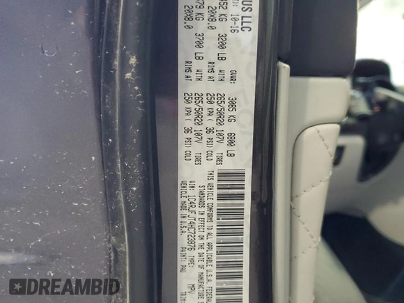 2017 Jeep Grand Cherokee Summit with VIN 1C4RJFJT4HC723876, listed as a Copart auction lot 52647205 with 97,412 mi miles and Salvage title. Bid and sale history available at DreamBid. Image 13.