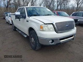 2008 Ford F-150 XLT with VIN 1FTPW14V08FA01201, listed as a IAAI auction lot 41679479 with 129,001 mi miles. Bid and sale history available at carsss.com. Image 1.