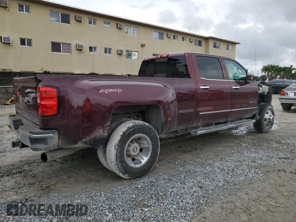 2016 Chevrolet Silverado 3500HD LTZ with VIN 1GC4K0C8XGF159628, listed as a Copart auction lot 74576054 with 0 mi miles and Salvage Title. Bid and sale history available at carsss.com. Image 3.