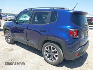 2017 Jeep Renegade Latitude with VIN ZACCJABB0HPG37040, listed as a IAAI auction lot 42082007 with 56,401 mi miles and . Bid and sale history available at DreamBid. Image 3.