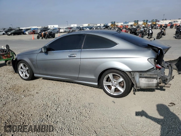 2012 Mercedes-Benz C 250 with VIN WDDGJ4HB7CF887127, listed as a Copart auction lot 62573325 with 148,176 mi miles and Salvage title. Bid and sale history available at DreamBid. Image 2.