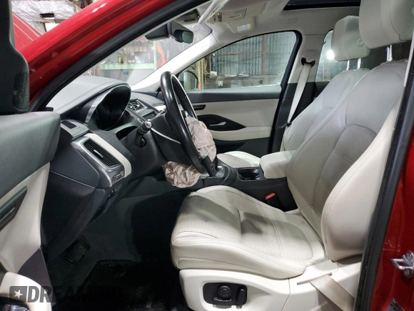 2018 Jaguar E-Pace SE with VIN SADFP2FX7J1Z05454, listed as a Copart auction lot 56289955 with 45,182 mi miles and Salvage Title. Bid and sale history available at DreamBid. Image 7.