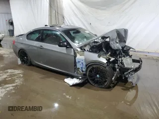 2012 BMW 3 Series 335i with VIN WBAKG7C52CE802607, listed as a Copart auction lot 82833794 with 0 mi miles and Salvage Title. Bid and sale history available at carsss.com. Image 4.