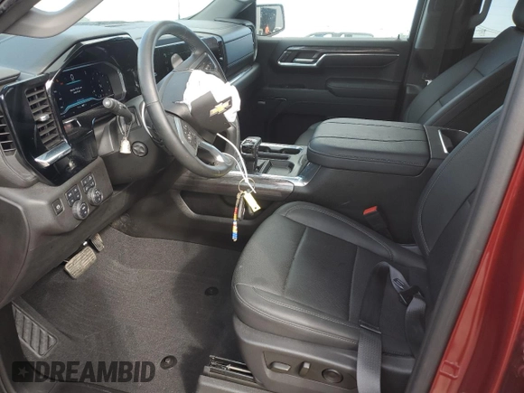 2023 Chevrolet Silverado 1500 LTZ with VIN 1GCUDGED9PZ320126, listed as a Copart auction lot 44628825 with 10,003 mi miles and Salvage Title. Bid and sale history available at carsss.com. Image 7.