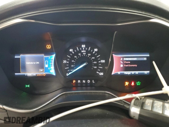 2017 Ford Fusion Titanium z VIN 3FA6P0SU3HR209563, wystawiony jako Copart lot #52039915 z przebiegiem 119 961 mil mil oraz Szkoda całkowita • Salvage title. Historia ofert i sprzedaży dostępna na DreamBid. Obrazek 9.