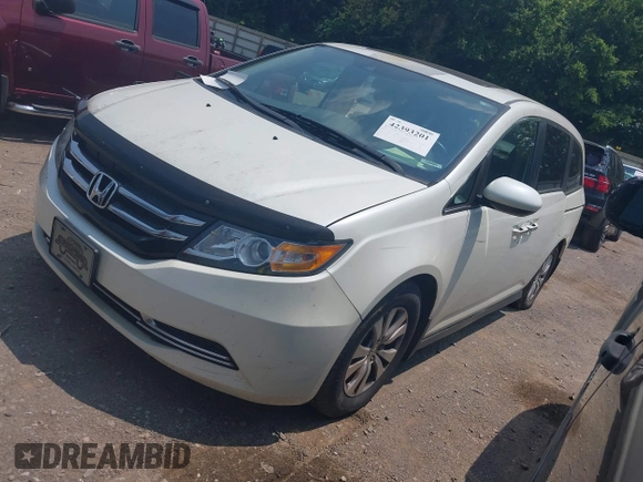 2014 Honda Odyssey EX-L z VIN 5FNRL5H66EB049572, wystawiony jako IAAI lot #42393201 z przebiegiem 145 793 mil mil oraz . Historia ofert i sprzedaży dostępna na DreamBid. Obrazek 17.