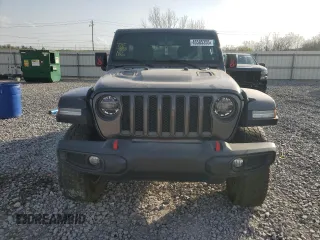 2020 Jeep Wrangler Unlimited Rubicon with VIN 1C4HJXFN3LW342670, listed as a Copart auction lot 46585355 with 19,569 mi miles and Salvage title. Bid and sale history available at DreamBid. Image 5.