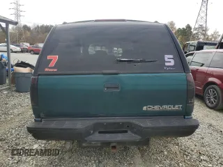 1995 Chevrolet Suburban with VIN 1GNFK16K0SJ430411, listed as a Copart auction lot 79208624 with 316,229 mi miles and Salvage Title. Bid and sale history available at carsss.com. Image 6.