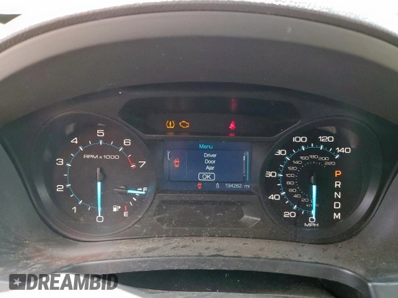 2015 Ford Explorer with VIN 1FM5K7B80FGB10490, listed as a Copart auction lot 59479705 with 194,262 mi miles and Clean title. Bid and sale history available at DreamBid. Image 9.