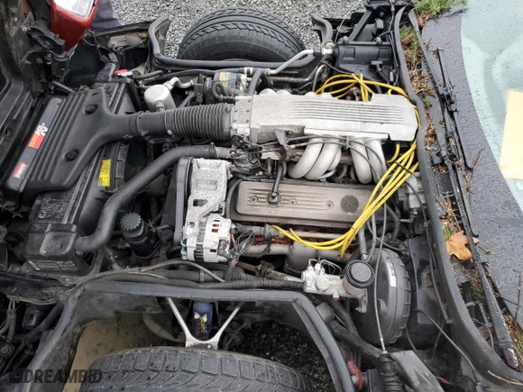 1986 Chevrolet Corvette with VIN 1G1YY6784G5900934, listed as a Copart auction lot 84873224 with 103,341 mi miles and Salvage Title. Bid and sale history available at carsss.com. Image 11.