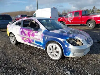 2008 Pontiac G5 with VIN 1G2AL18F187173706, listed as a IAAI auction lot 41682375 with 1 mi miles. Bid and sale history available at carsss.com. Image 1.