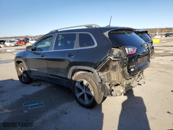 2019 Jeep Cherokee Limited with VIN 1C4PJMDX7KD281963, listed as a Copart auction lot 84972494 with 106,389 mi miles and Salvage Title. Bid and sale history available at carsss.com. Image 2.