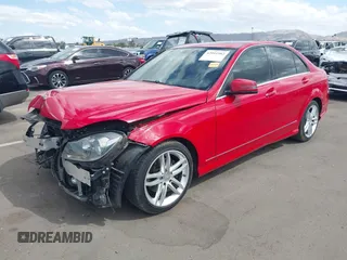 2013 Mercedes-Benz C-Class C 250 Sport with VIN WDDGF4HB0DA807120, listed as a IAAI auction lot 42041982 with 132,810 mi miles. Bid and sale history available at carsss.com. Image 18.