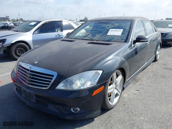 2007 Mercedes-Benz S-Class 5.5L V8 with VIN WDDNG71X67A089282, listed as a IAAI auction lot 41913014 with 195,461 mi miles. Bid and sale history available at carsss.com. Image 6.