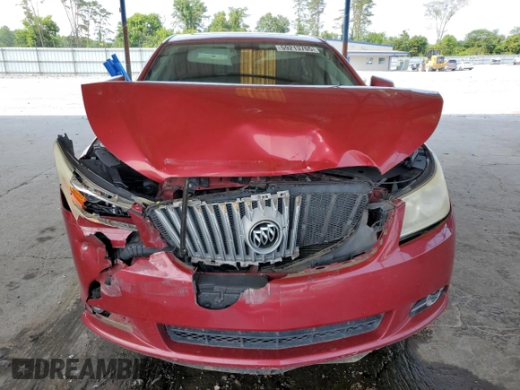 2012 Buick LaCrosse Touring with VIN 1G4GJ5E35CF191343, listed as a Copart auction lot 59213705 with 188,605 mi miles and Salvage title. Bid and sale history available at DreamBid. Image 5.