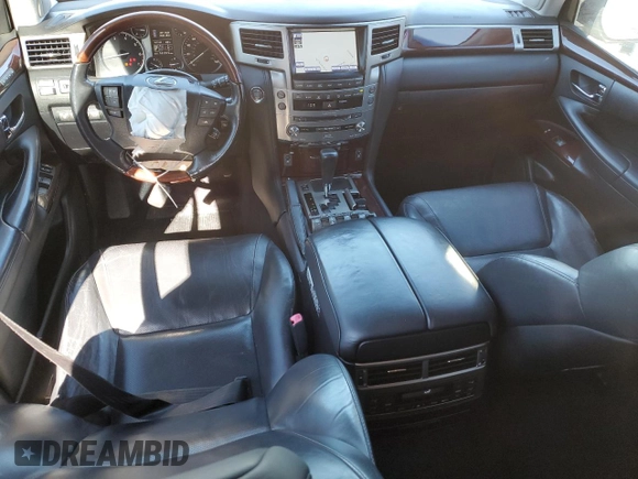 2015 Lexus LX 570 with VIN JTJHY7AX5F4173513, listed as a Copart auction lot 87815355 with 141,915 mi miles and Salvage Title. Bid and sale history available at DreamBid. Image 8.