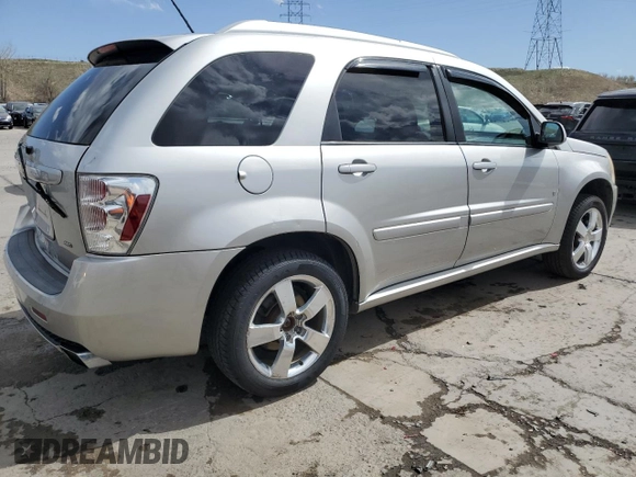 2008 Chevrolet Equinox Sport with VIN 2CNDL037986285667, listed as a Copart auction lot 53756285 with 150,093 mi miles and Salvage Title. Bid and sale history available at carsss.com. Image 3.