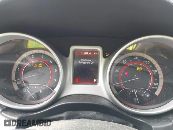 2015 Dodge Journey American Value with VIN 3C4PDCAB5FT737095, listed as a IAAI auction lot 42232813 with 116,359 mi miles and . Bid and sale history available at DreamBid. Image 7.