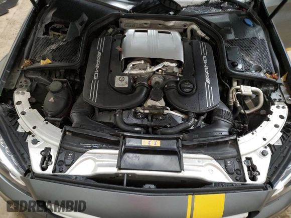 2017 Mercedes-Benz C 63 S AMG with VIN WDDWJ8HB2HF435306, listed as a Copart auction lot 82565744 with 46,587 mi miles and Salvage Title. Bid and sale history available at carsss.com. Image 11.
