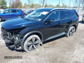 2021 Nissan Rogue Platinum with VIN JN8AT3DD4MW303574, listed as a IAAI auction lot 41868618 with 60,382 mi miles. Bid and sale history available at carsss.com. Image 18.