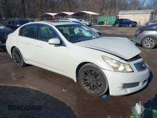 2008 Infiniti G35 Sedan Journey with VIN JNKBV61E48M204049, listed as a IAAI auction lot 41408344 with 147,269 mi miles. Bid and sale history available at carsss.com. Image 1.