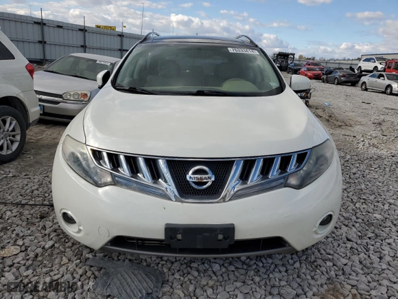 2010 Nissan Murano S with VIN JN8AZ1MU7AW019645, listed as a Copart auction lot 41592235 with 211,586 mi miles and Non Repairable. Bid and sale history available at carsss.com. Image 5.