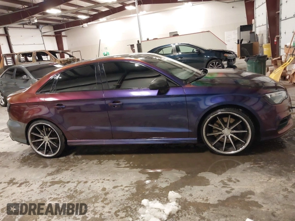 2016 Audi S3 Premium Plus with VIN WAUB1GFF8G1085388, listed as a IAAI auction lot 41295697 with 59,021 mi miles. Bid and sale history available at carsss.com. Image 13.