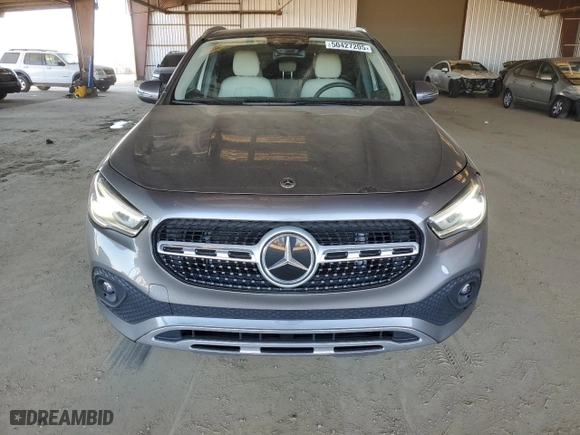 2023 Mercedes-Benz GLA with VIN W1N4N4HB0PJ522642, listed as a Copart auction lot 50427205 with 14,128 mi miles and Salvage Title. Bid and sale history available at carsss.com. Image 5.