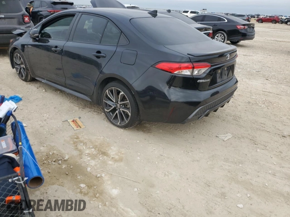 2020 Toyota Corolla SE with VIN JTDS4RCE4LJ004236, listed as a Copart auction lot 50813075 with Not Provided miles and Salvage Title. Bid and sale history available at DreamBid. Image 2.