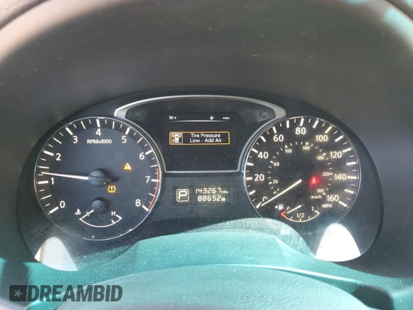 2015 Nissan Altima S with VIN 1N4AL3AP8FN920792, listed as a Copart auction lot 54975425 with 143,267 mi miles and Clean Title. Bid and sale history available at DreamBid. Image 9.